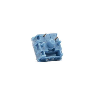 Blue Switch Linear HMX Blue Topaz Linear Switches Pre Lubed Clacky Sound switches | LumeKeebs