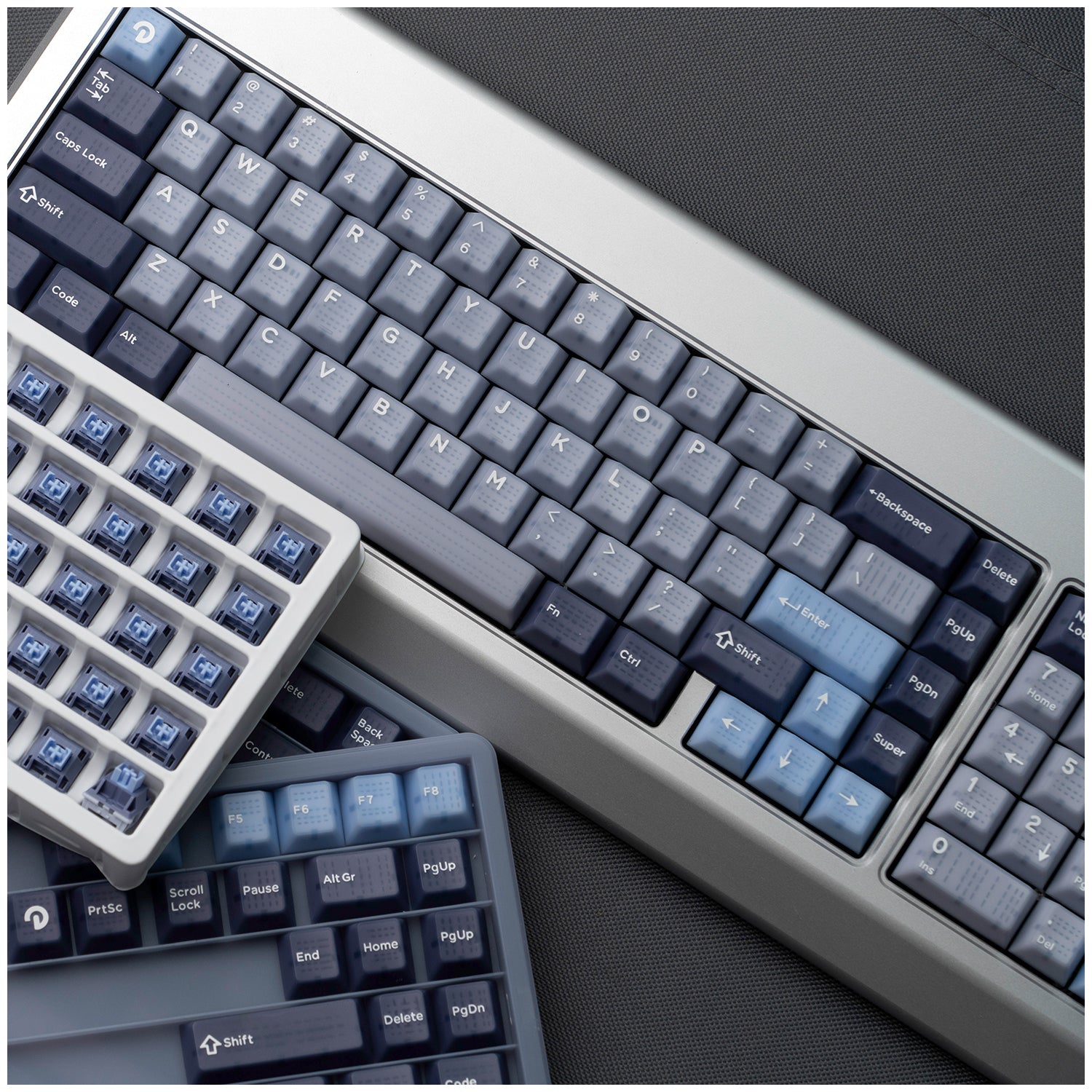 Domikey HUSH Deep Sea Translucent Cherry Profile Keycaps – LumeKeebs