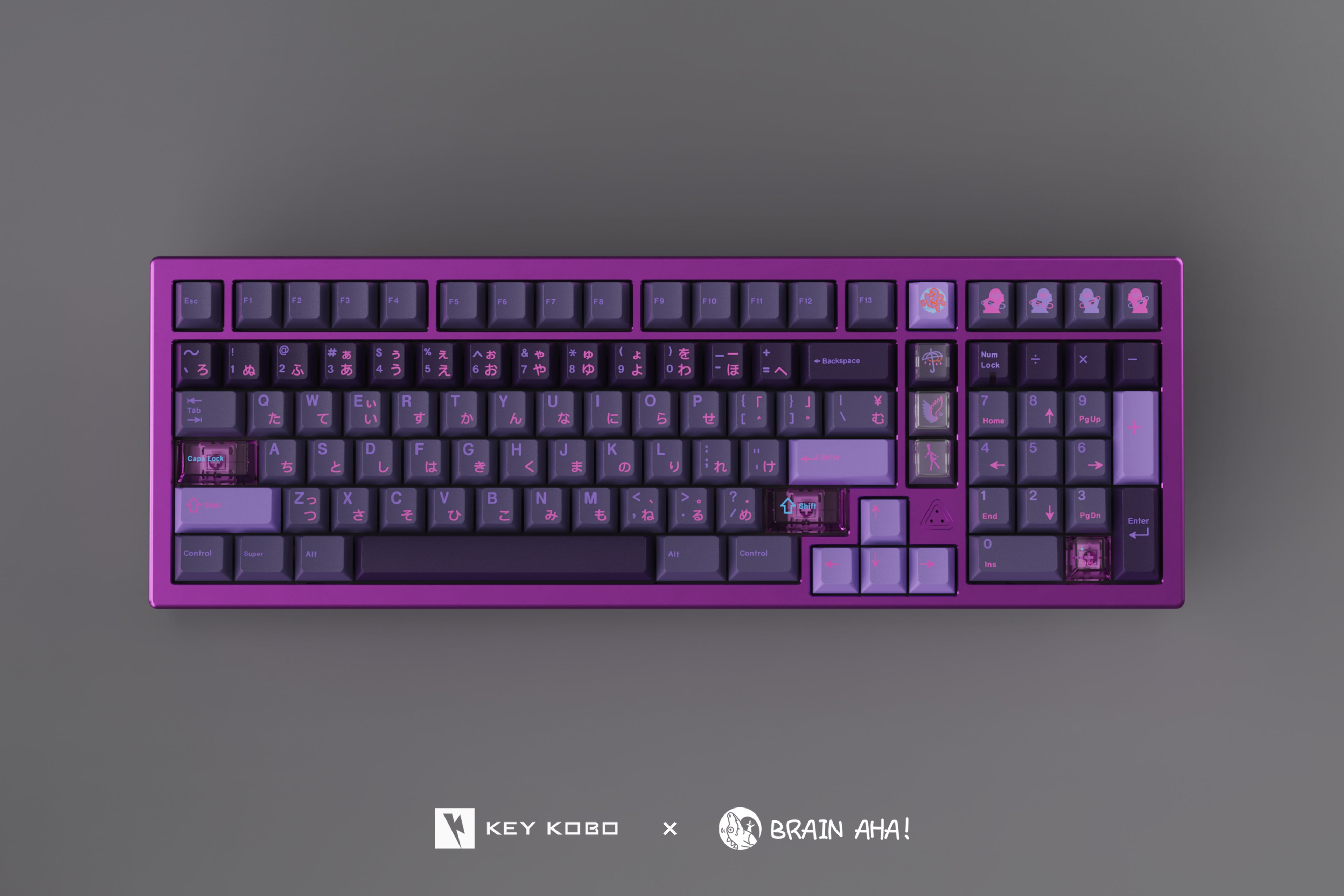 Keykobo SHEE PBT Custom Keycaps for Mechanical Keyboards