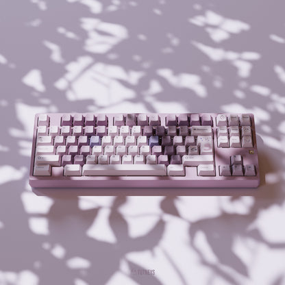 Tutkeys Taro Bobo Keycaps - PBT Dye-Sub Keycap Cherry Profile All In One