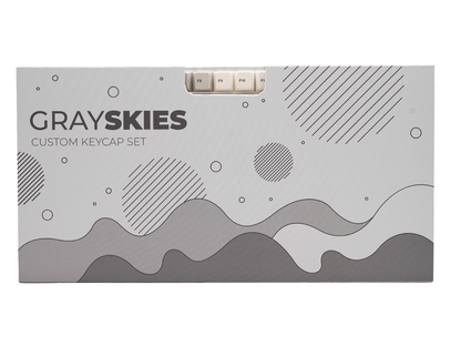 WS Gray Skies Keycaps Doubleshot PBT Cherry Profile