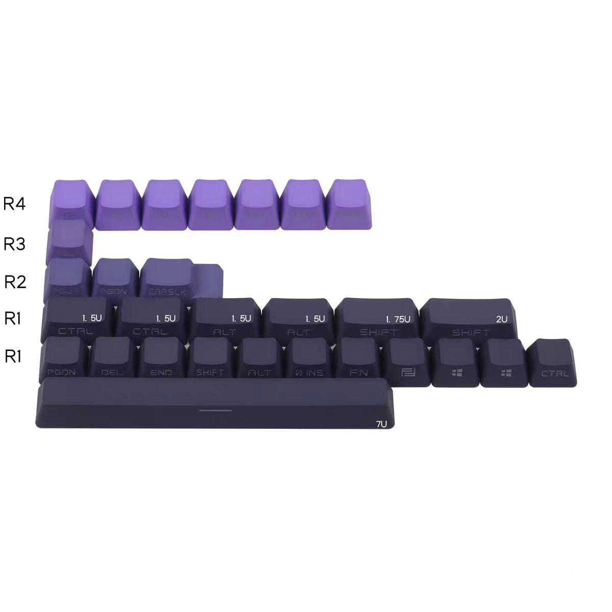 JKDK Purple Phantasy OEM PBT Keycap Set