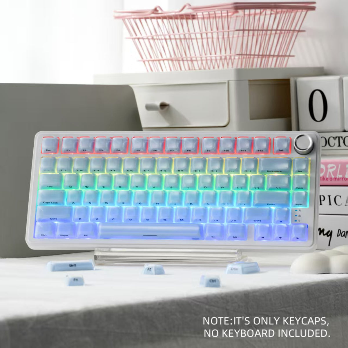 XVX Jelly R2 Side-Printed Translucent MDA Profile 122-Key Keycap Set