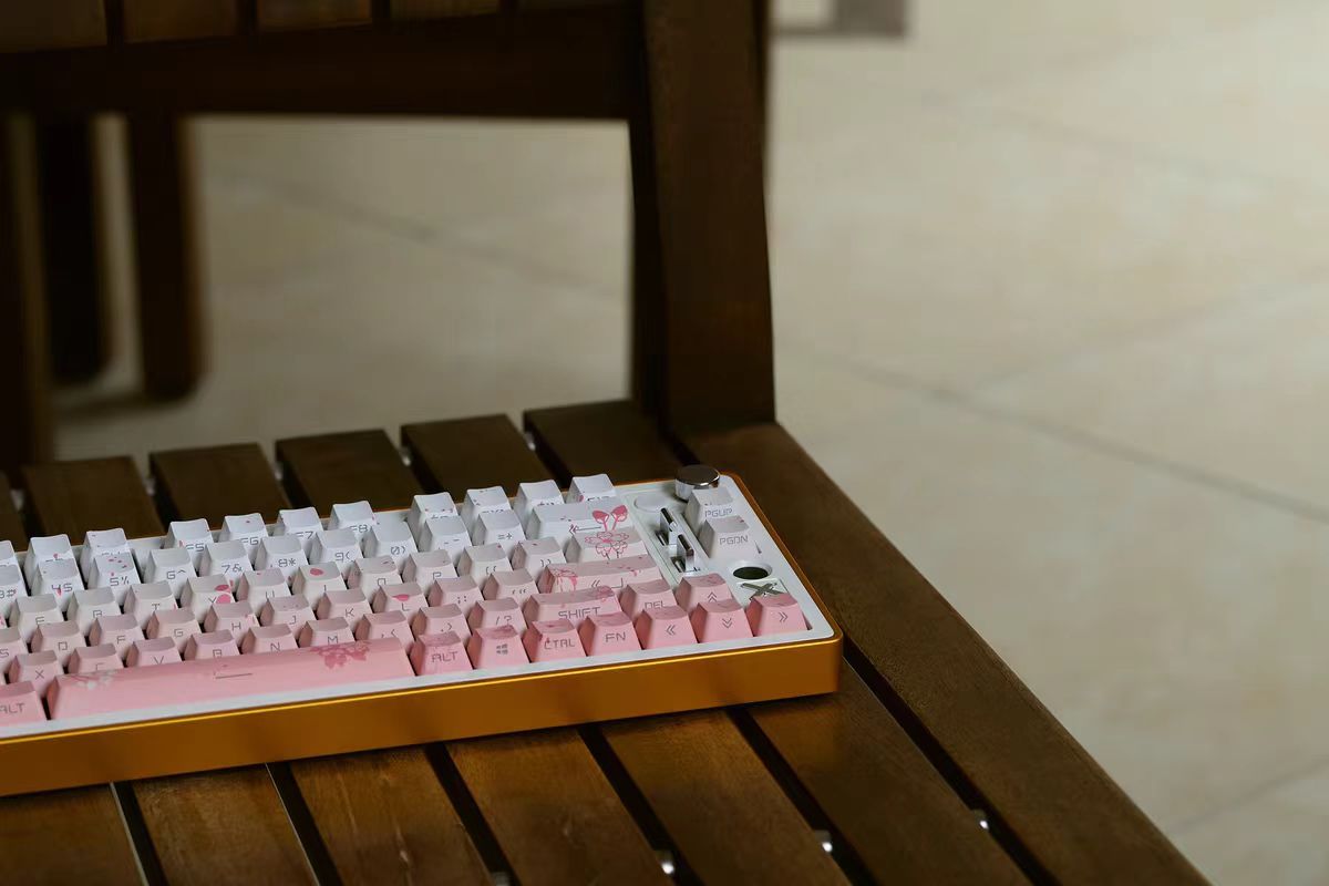 JKDK Sakura Dream Side-Print OEM PBT Keycap Set