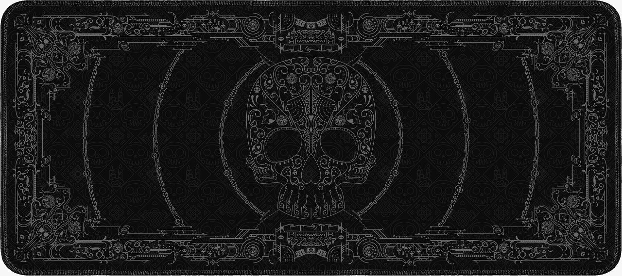 Skull Series Deskmat Waterproof, Anti-Slip Extended Desk Mat for Esports