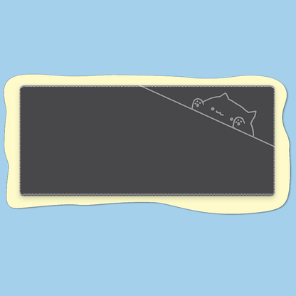 Cute Bongo Cat Deskmat
