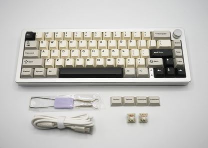 YUNZII AL66 Knob CNC Aluminum Wireless Mechanical Keyboard Pre YUNZII AL66 Knob CNC Aluminum Wireless Mechanical Keyboard Pre