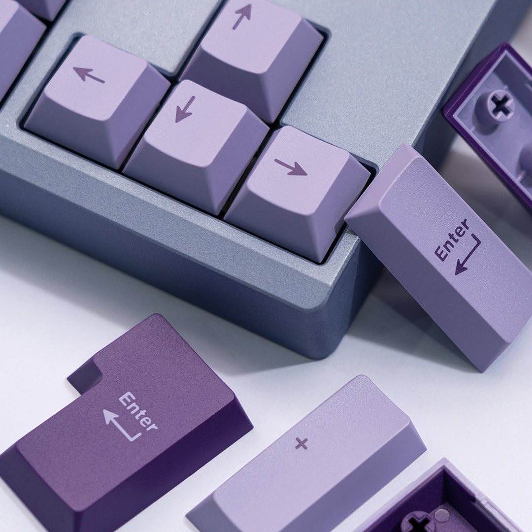 WS Lavender Bliss Keycaps Doubleshot PBT Cherry Profile