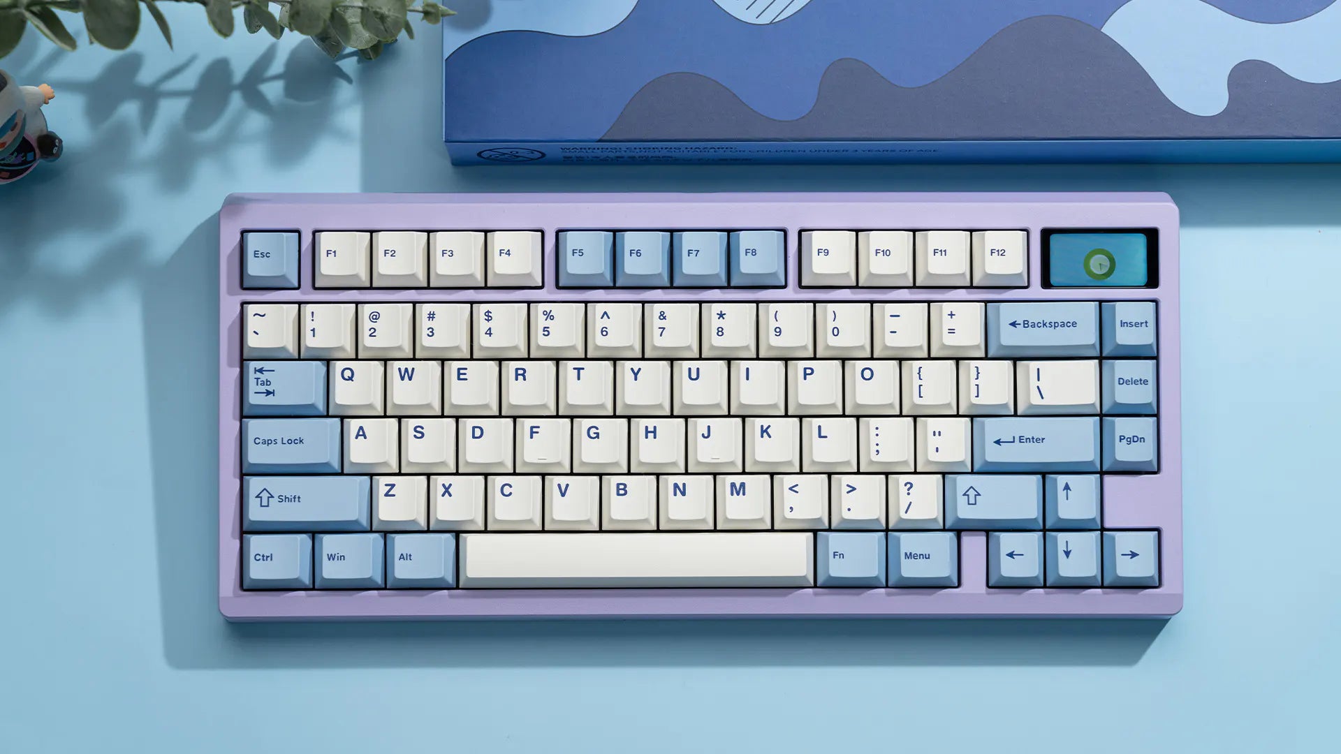 Wuque WS Blue Oasis Keycaps Cherry Profile