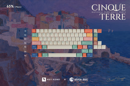 Keykobo Cinque Terre ABS Double-shot Keycap Set