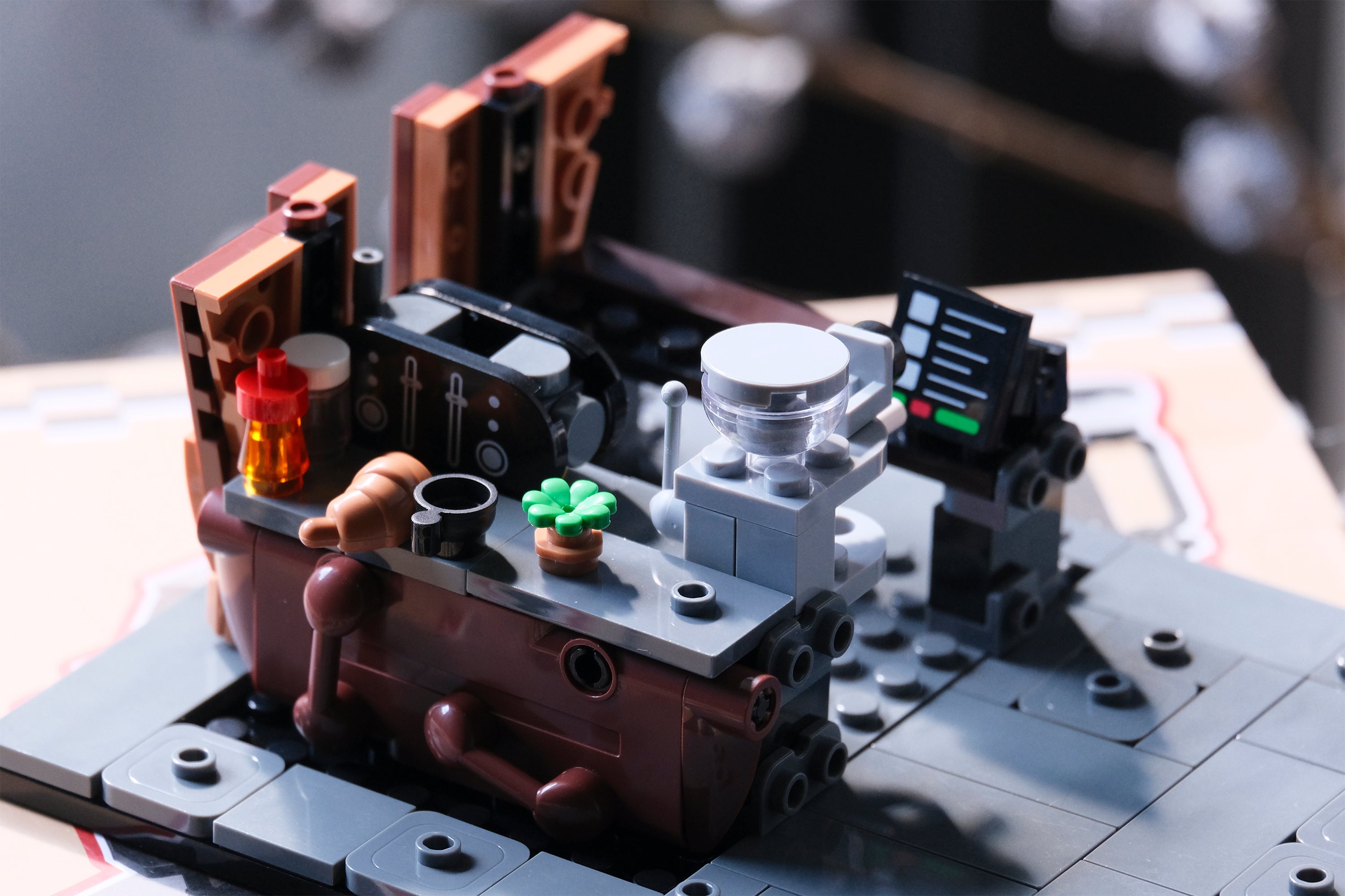 80Retro Switch Building Block – Retro Style Logo Building Blocks Desk Décor