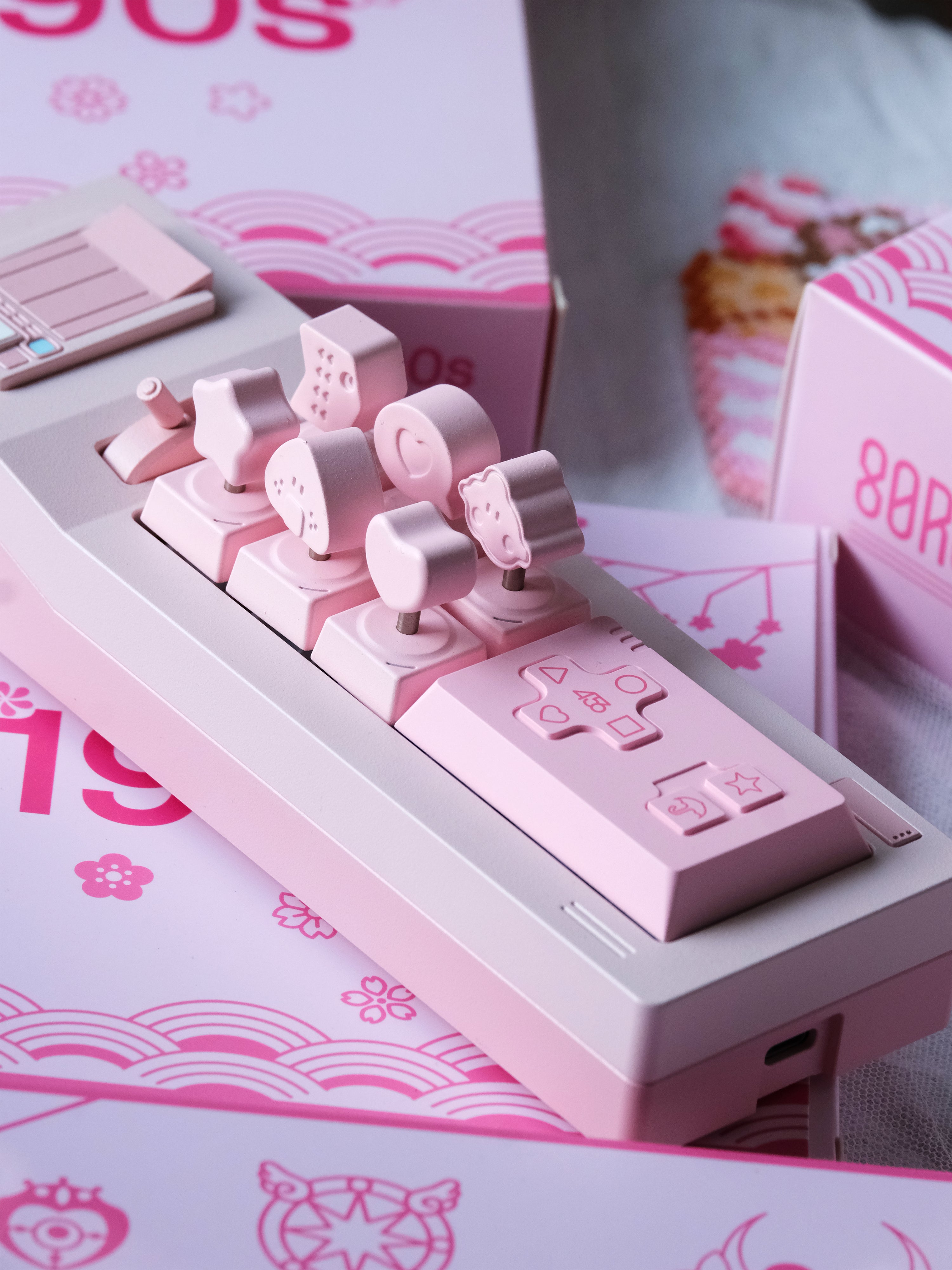 80Retros Blush Artisan Keycap