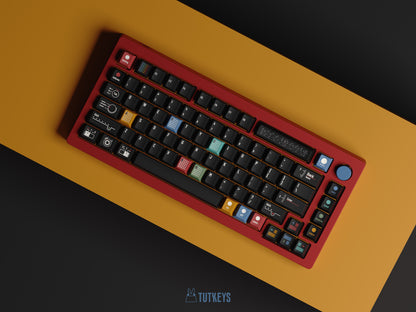 Tutkeys AG1921 DARK Braun Keycap Set