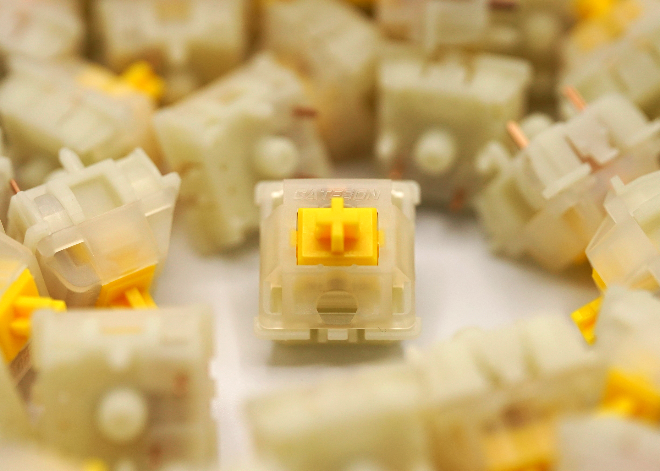 Gateron KS-3 Milky Yellow Pro Linear Switches