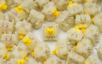 Gateron Cap V2 Milky Yellow Linear Switches