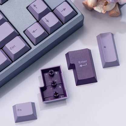 WS Lavender Bliss Keycaps Doubleshot PBT Cherry Profile