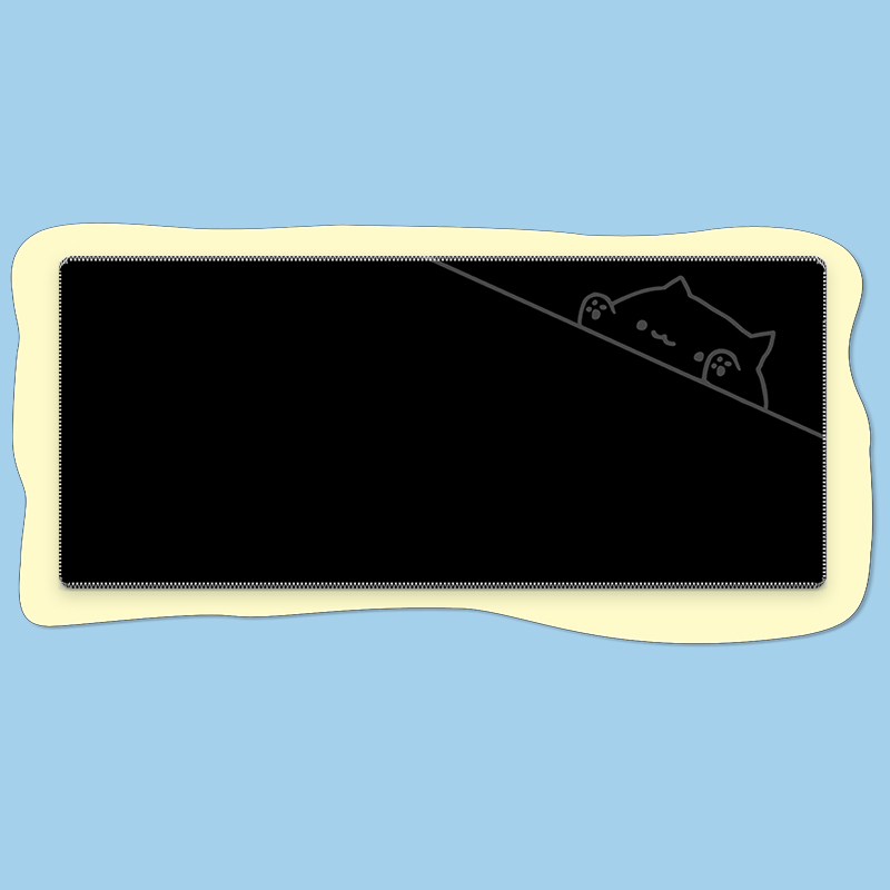 Cute Bongo Cat Deskmat
