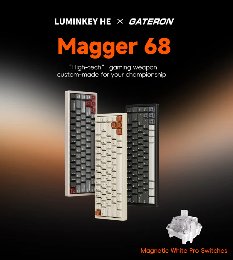 Luminkey Magger 68 HE Gaming Keyboard – Built for Extreme Game Speed