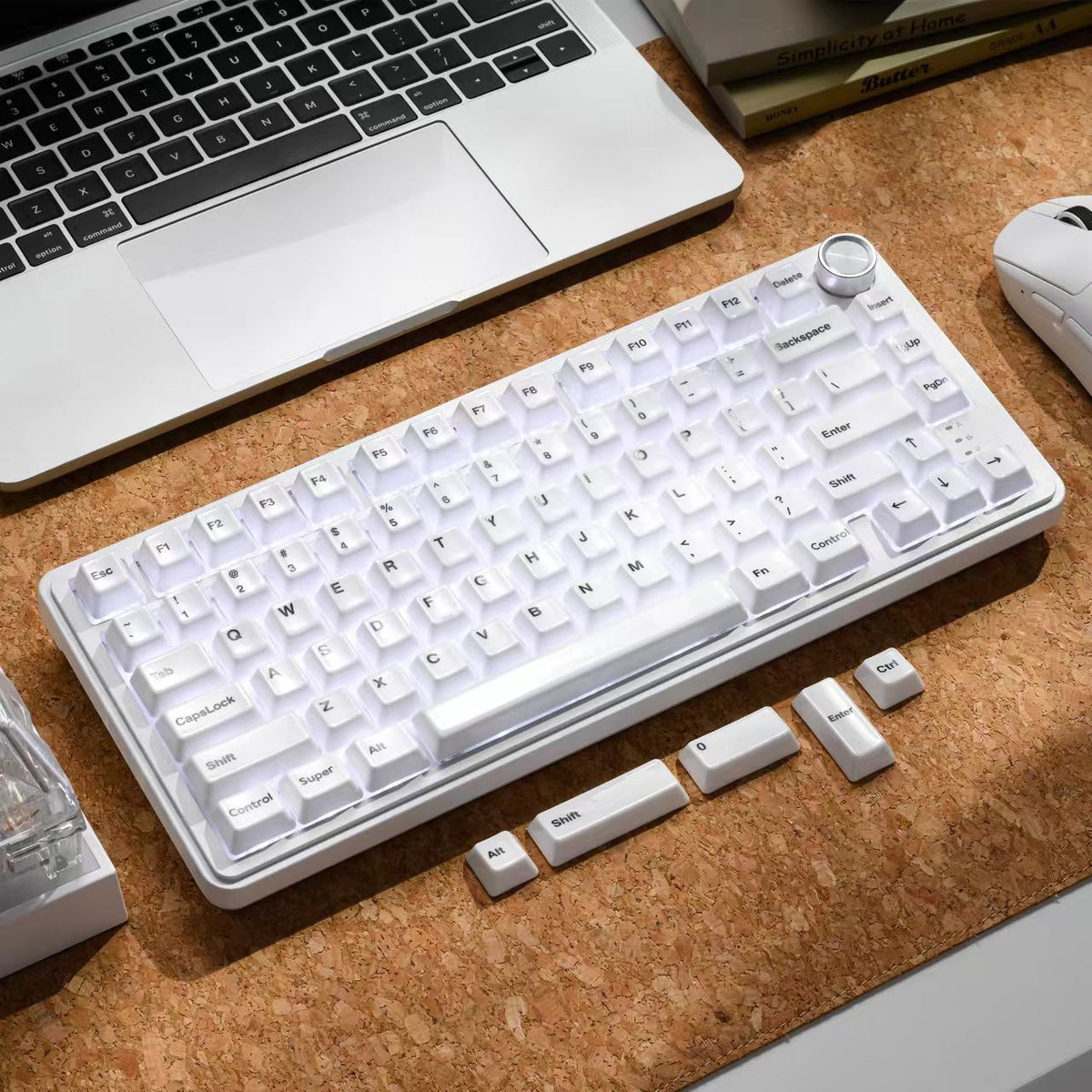 XVX Glaze Ceramic Cherry Profile 120-Key Full Keycap Set