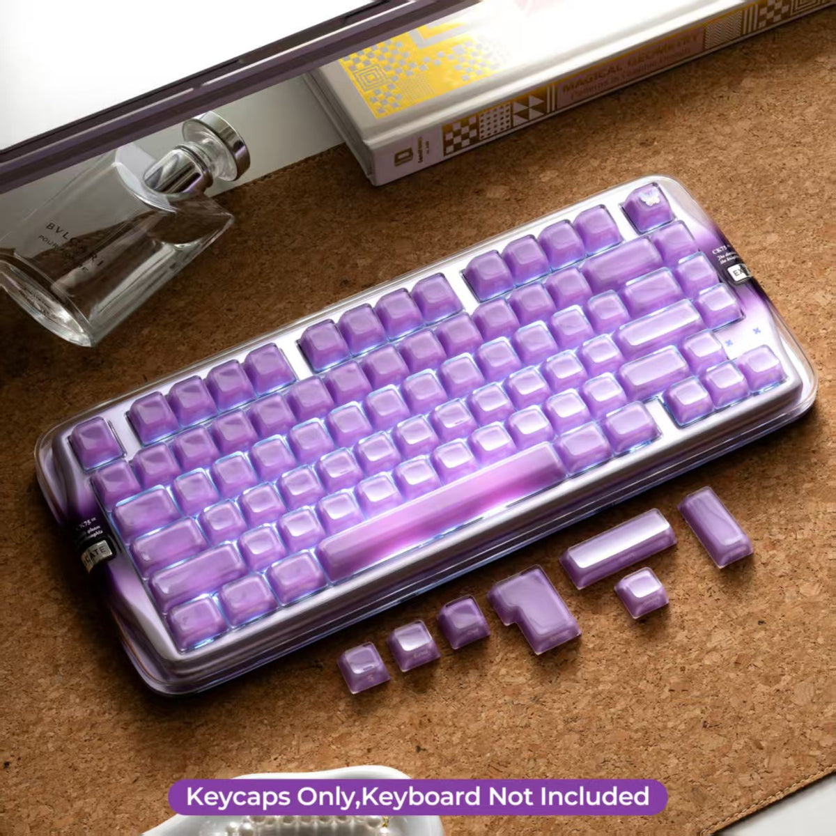 XVX Jelly R2 Side-Printed Translucent MDA Profile 122-Key Keycap Set