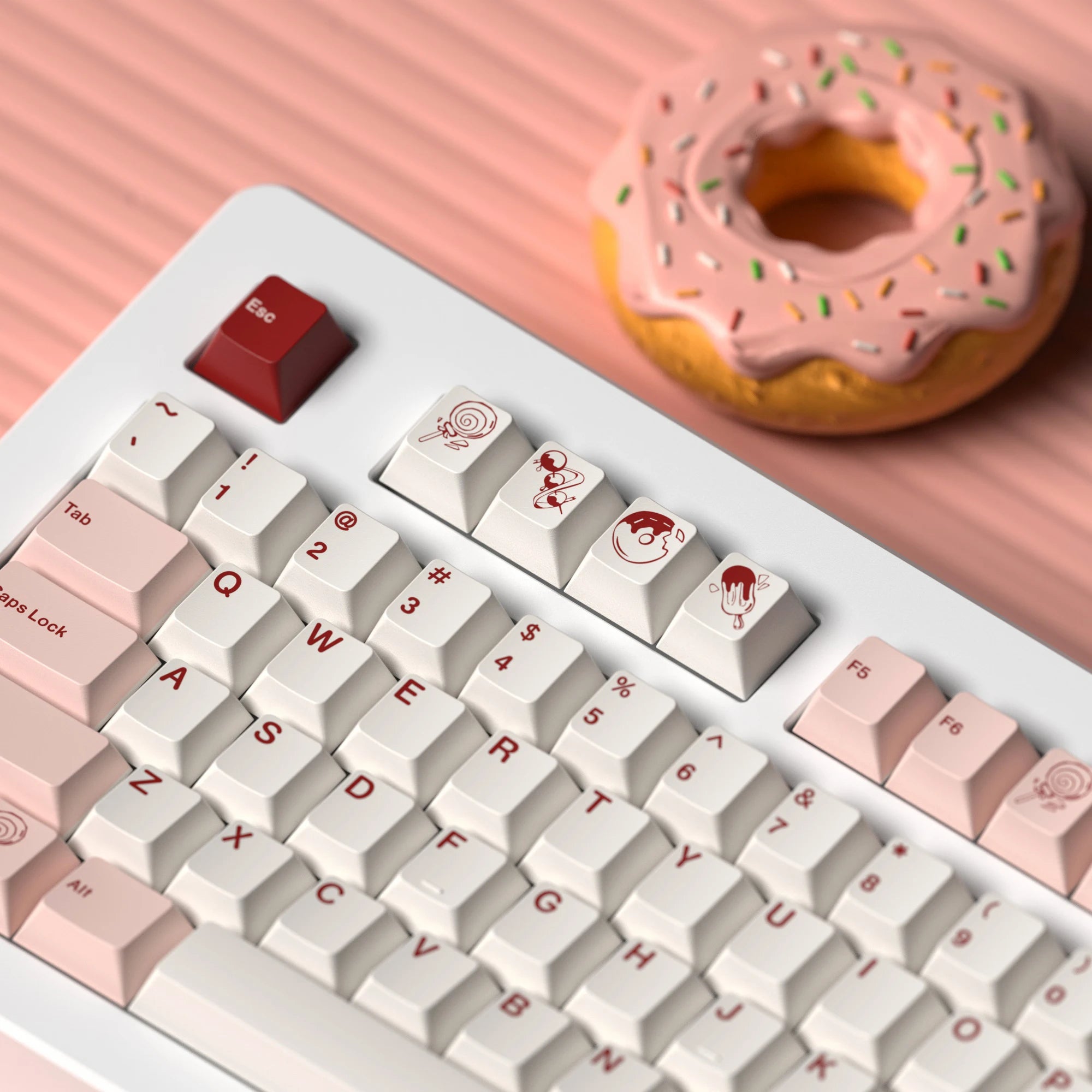 JKDK Dessert Keycap Set Cherry Profile PBT Dye-Subbed