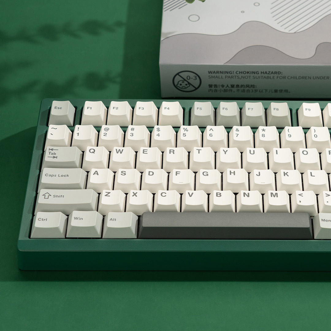 WS Gray Skies Keycaps Doubleshot PBT Cherry Profile