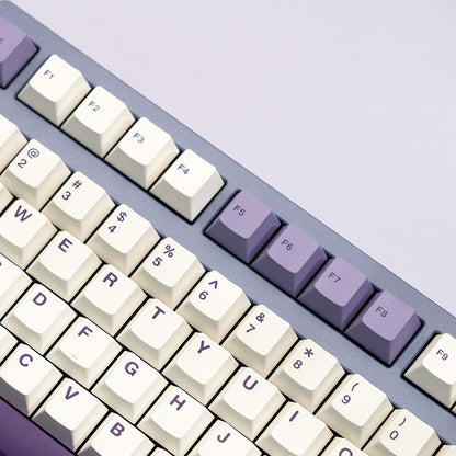 WS Lavender Bliss Keycaps Doubleshot PBT Cherry Profile