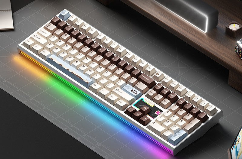 Weikav Nut108 Mechanical Keyboard - Full-Size, Tri-mode