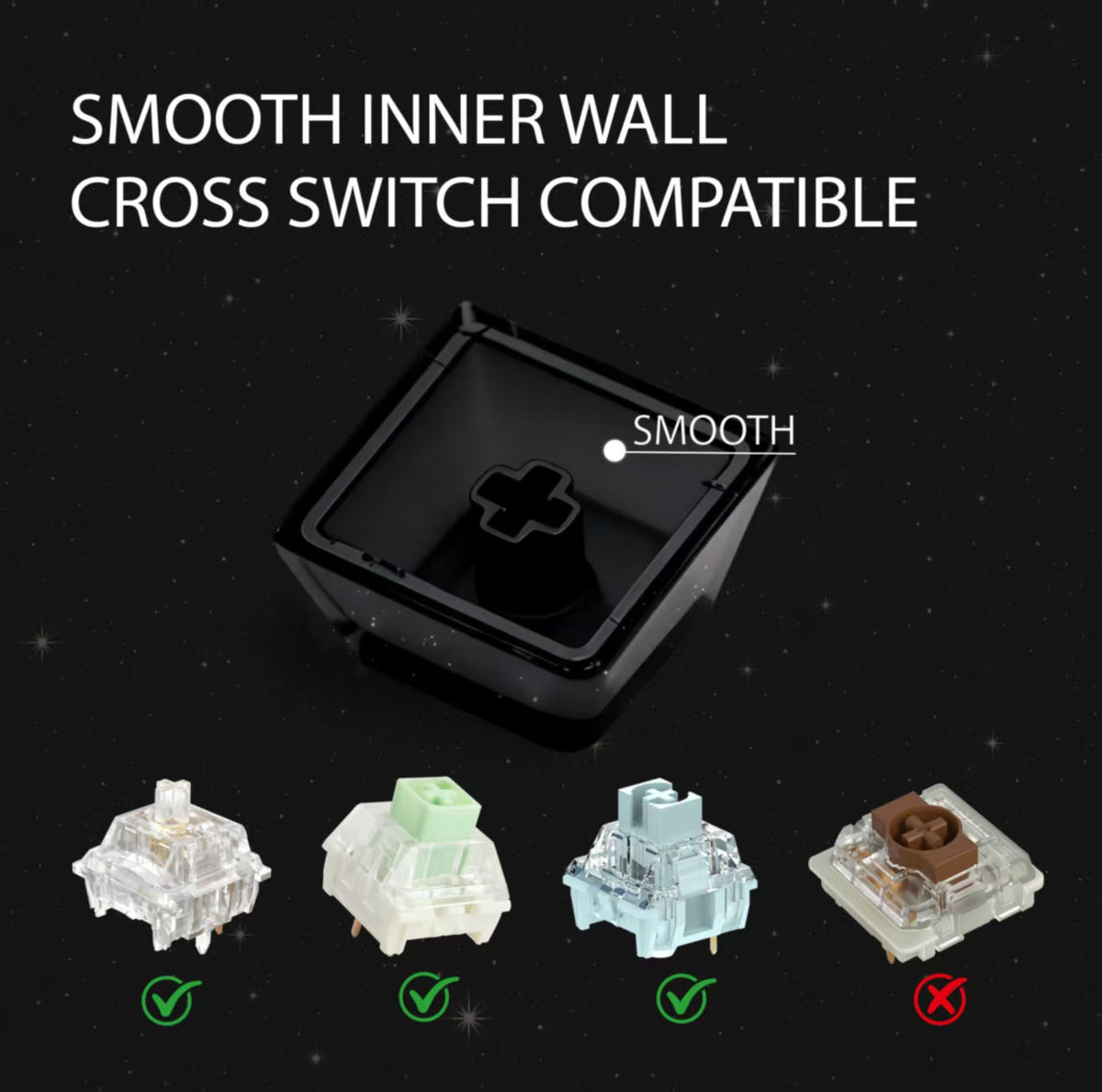 XVX Jelly R2 Side-Printed Translucent MDA Profile 122-Key Keycap Set