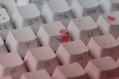 JKDK Sakura Dream Side-Print OEM PBT Keycap Set