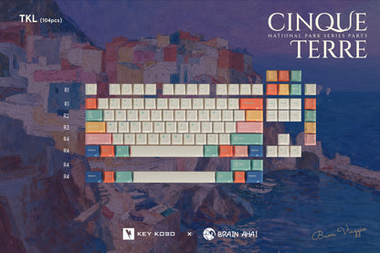 Keykobo Cinque Terre ABS Double-shot Keycap Set