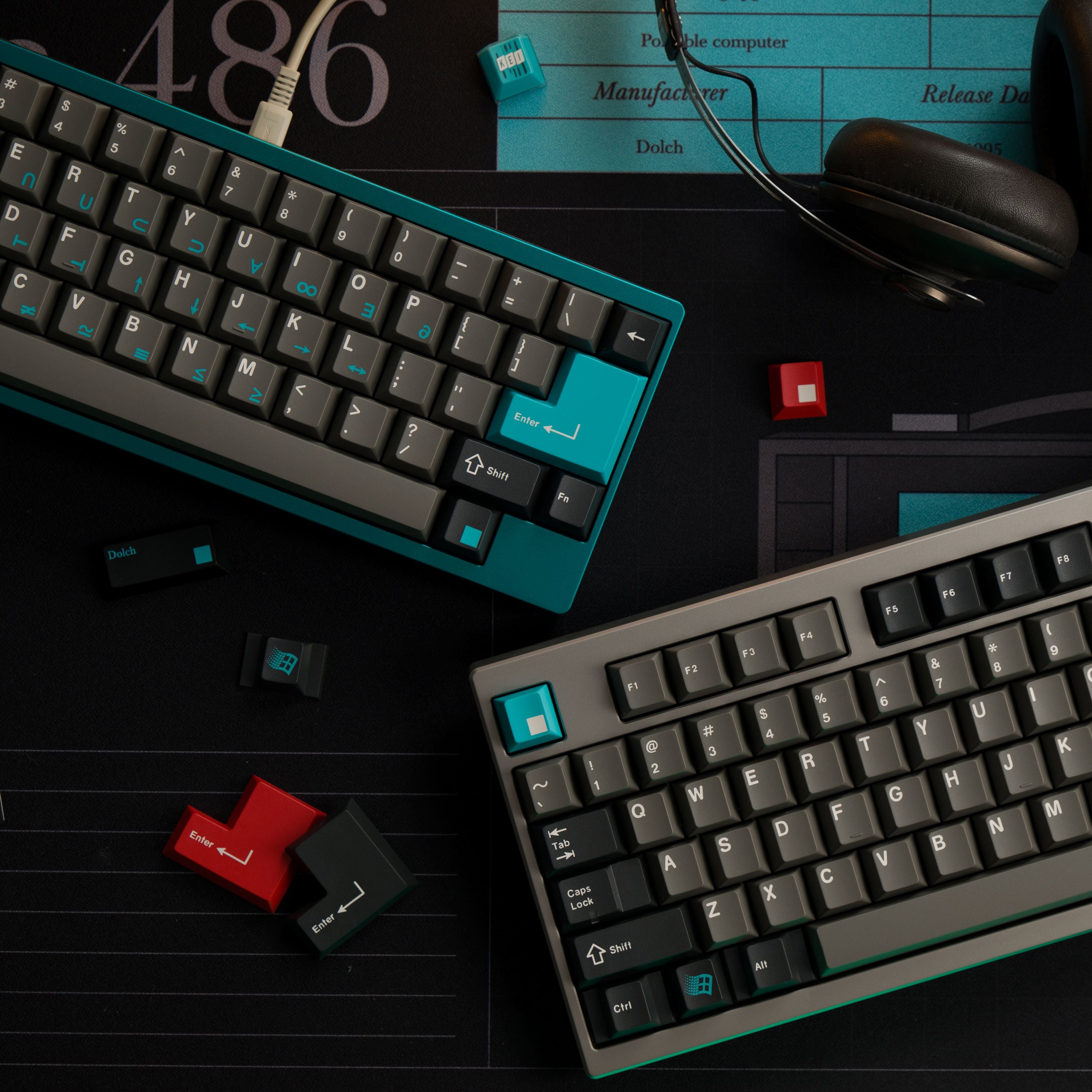 y*i様 Capsule 65 keykobo Dolch Y3 Linear Keykobo Dolch ABS Double-shot Keycap Set – LumeKeebs