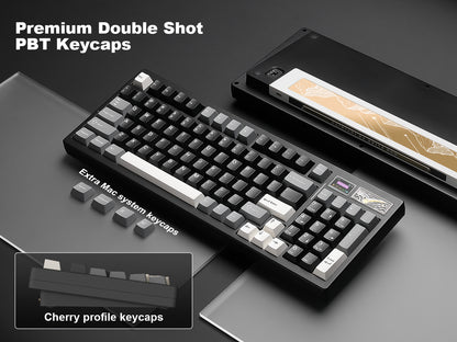 YUNZII IF99 QMK/VIA Full Size LCD Mechanical Keyboard