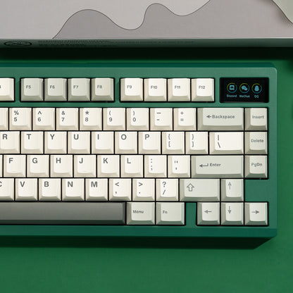WS Gray Skies Keycaps Doubleshot PBT Cherry Profile