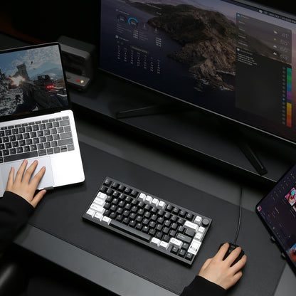 YUNZII AL80 QMK/VIA Aluminum LCD Mechanical Keyboard