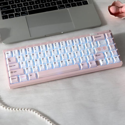 XVX Tea Time Ceramic Cherry Profile 120-Key Full Keycap Set