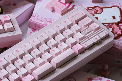 80Retros (South Korea) Blush 1990s OEM Profile PBT Keycap Set