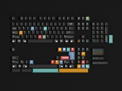 Tutkeys AG1921 DARK Braun Keycap Set