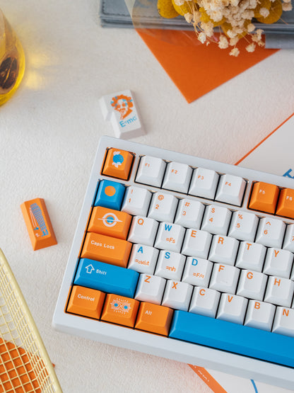 Keykobo Citrus Relativity ABS Double-Shot Keycap Set