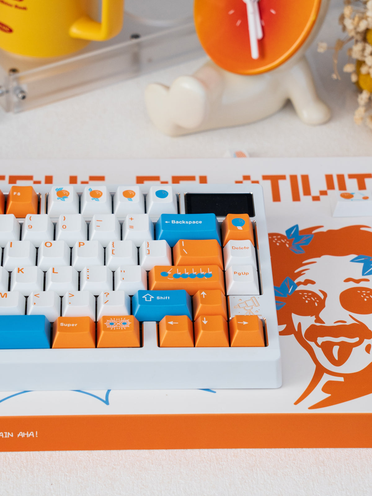 Keykobo Citrus Relativity ABS Double-Shot Keycap Set