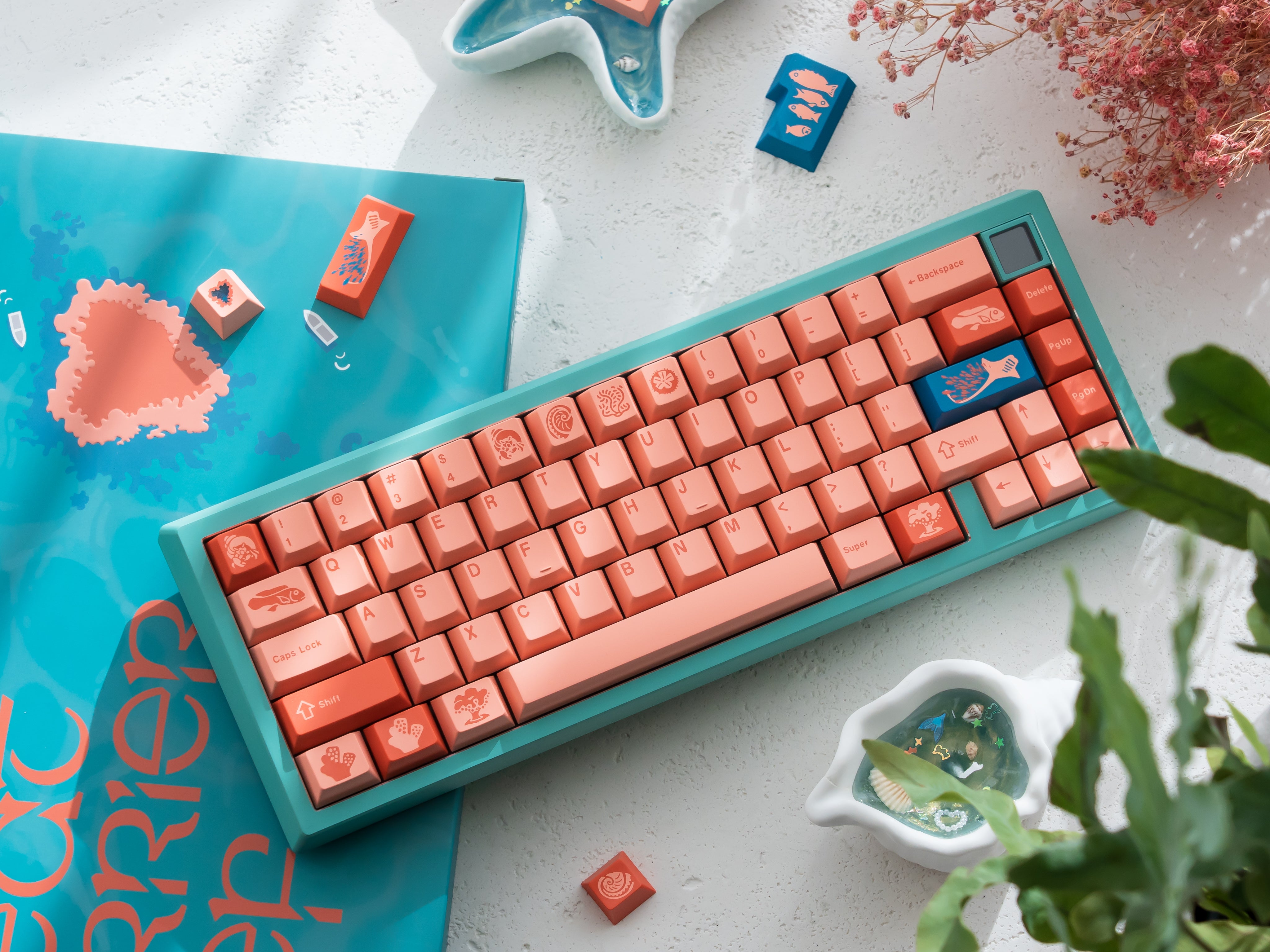 Keykobo Great Barrier Reef ABS Double-shot Keycap Set
