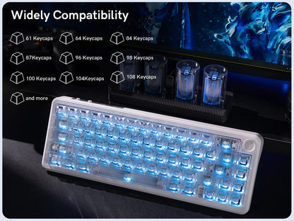 Womier Ice Cube Clear ASA Profile Keycaps