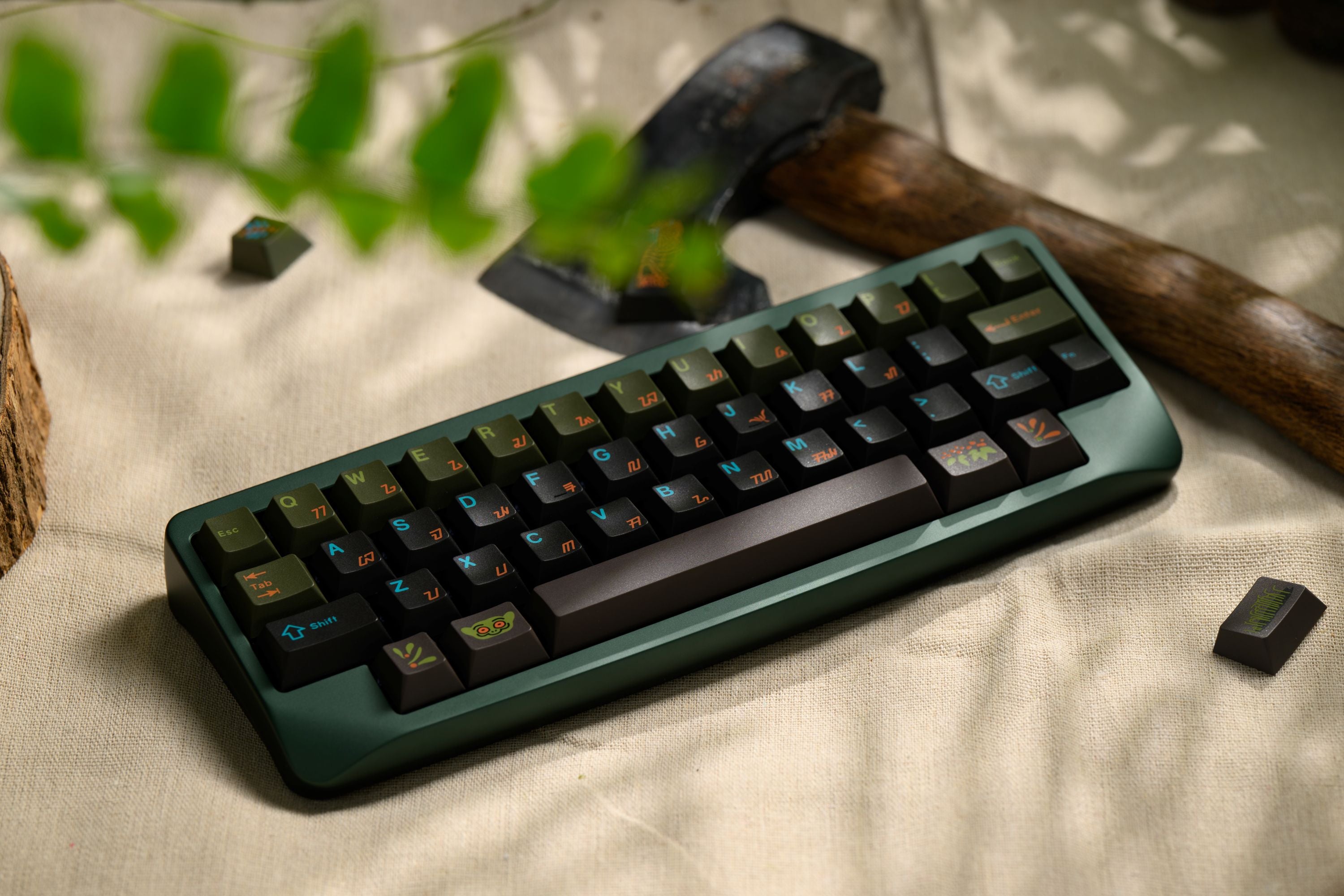 Keykobo Komodo ABS Double-shot Keycap Set