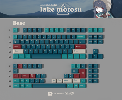 Keykobo Motosu Lake ABS Double-shot Keycap Set Pre-Order