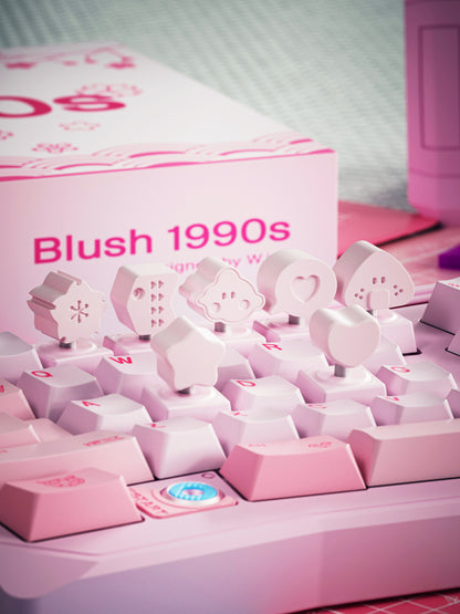 80Retros Blush Artisan Keycap