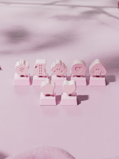 80Retros Blush Artisan Keycap