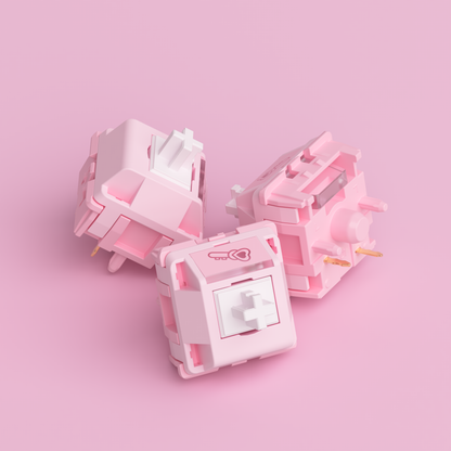 80Retros x HMX Blush Charm Linear Switches