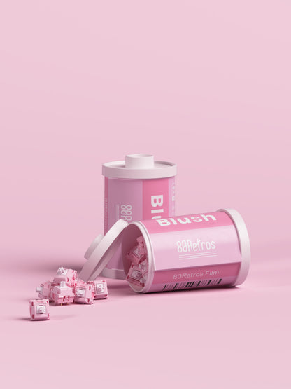 80Retros x HMX Blush Charm Linear Switches