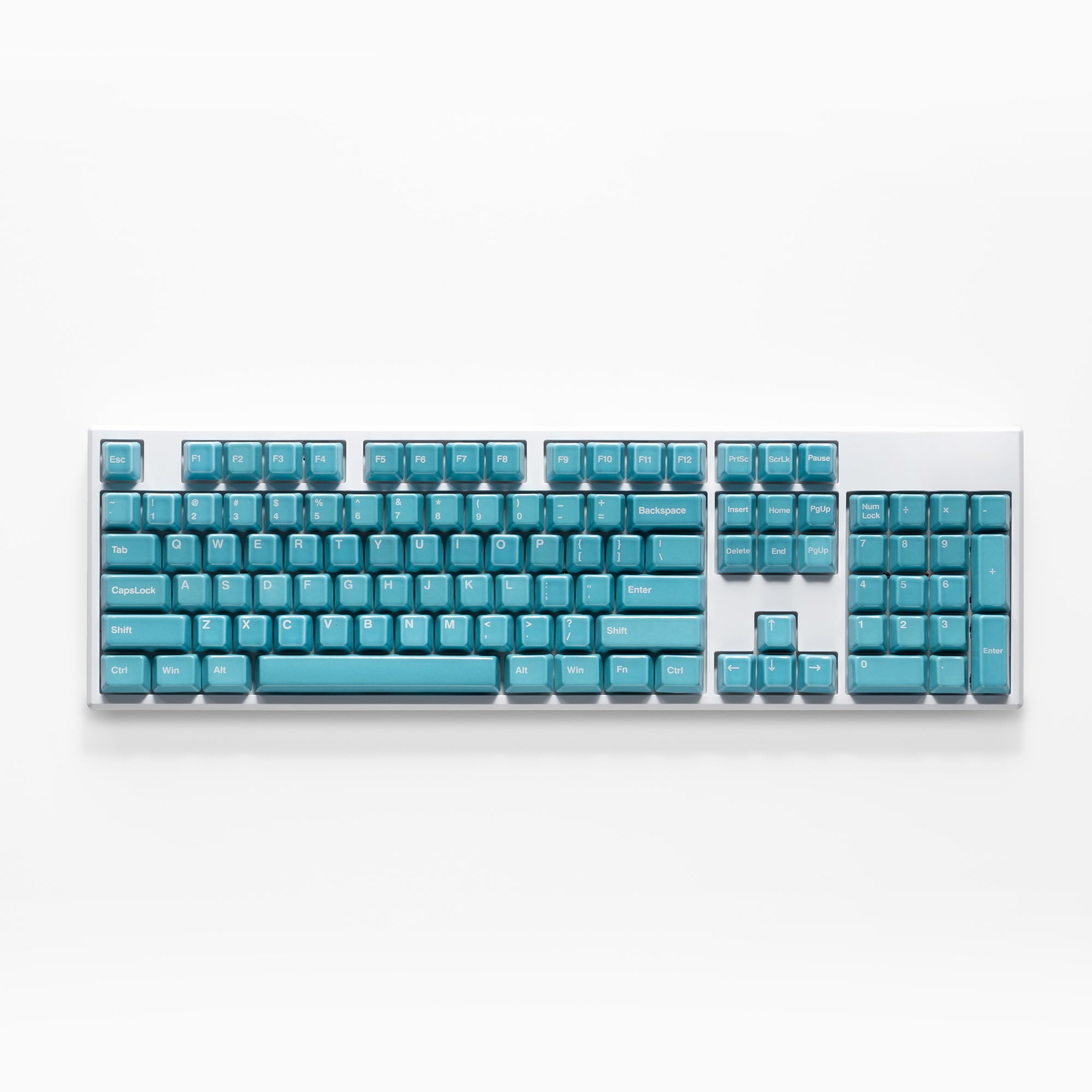 Cerakey Ceramic Keycap Full Set V2 - Canal Blue