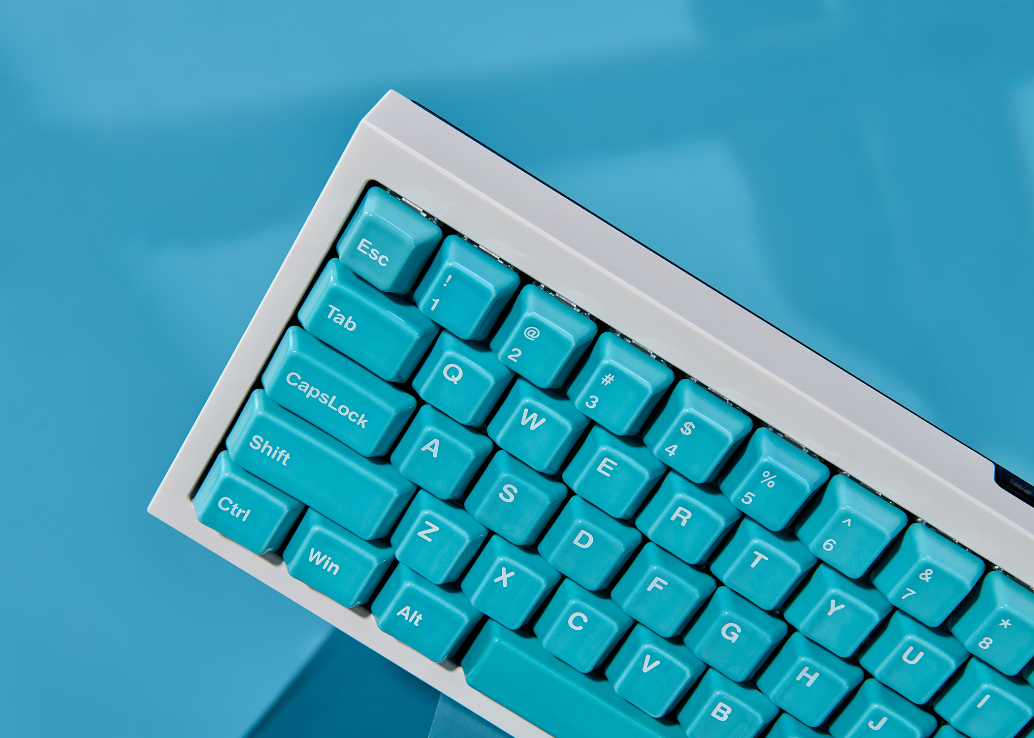 Cerakey Ceramic Keycap Full Set V2 - Canal Blue